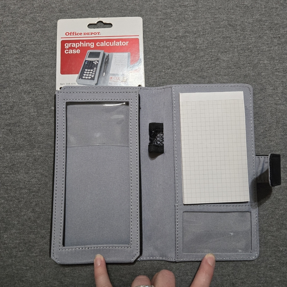 Graphing Calculator Case Fits Most Graphing Calculators Interior Pocket